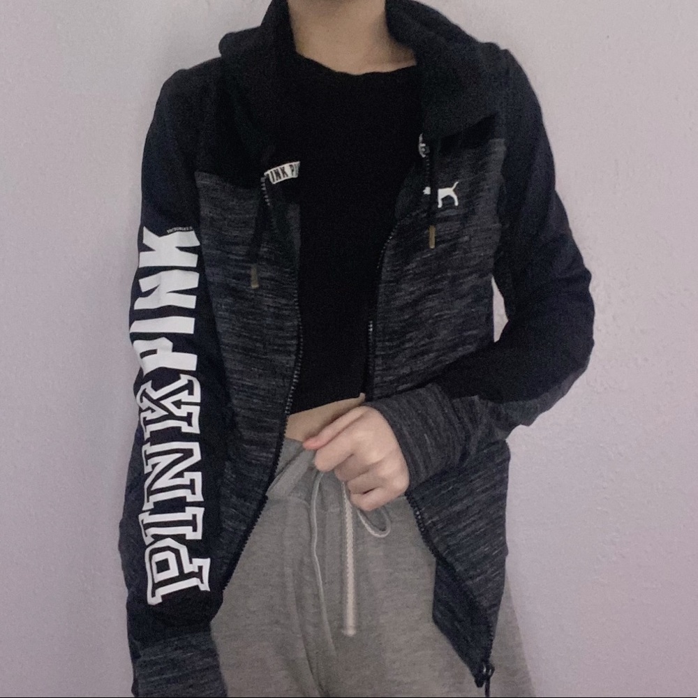 VS PINK black jacket